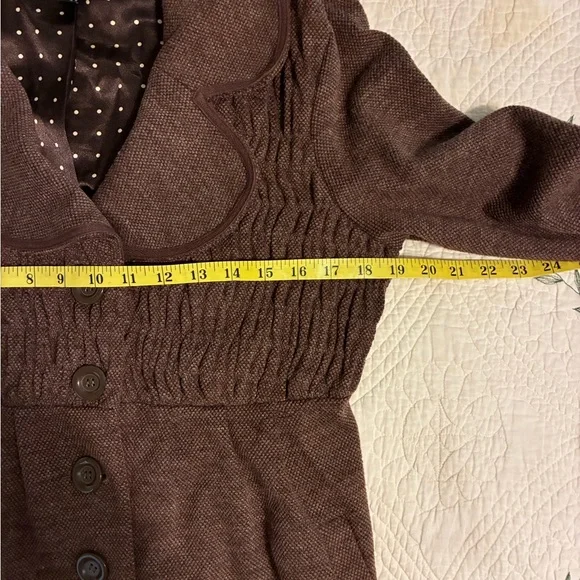 Buffalo David Bitton Brown Coat with patterned lining - Picture 5 of 11